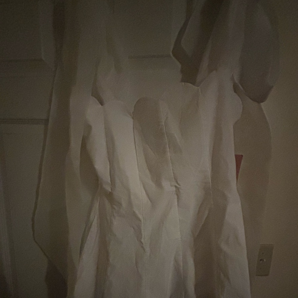 Anthropologie White Midi Dress